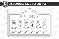 Family Easter Sign Laser Cut Kit | Welcome Sign | Home Decor Product Image 5