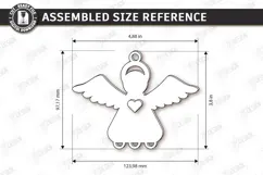 Christmas Hanger Decor Laser Cut | Boho Christmas Ornament Product Image 2