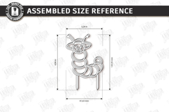 Decorative Plant Stakes Laser Cut | Garden Marker Laser |CNC Product Image 2