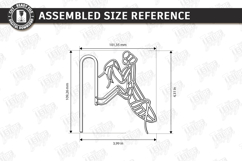 Stained Glass Style Plant Pot Clip Laser Cut | Garden Decor Product Image 2