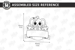 Kids Birthday Souvenir Laser Cut|Cute Animals|Kids Name Tags Product Image 2