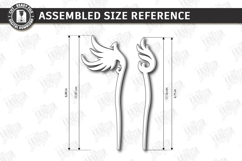 Wooden Hair Sticks and Pins Laser Cut Bundle | Accessories Product Image 21