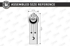 Mystic Wooden Bookmark Laser Cut | Boho Celestial Witchy SVG Product Image 2