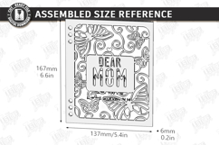 Mother's Day Greeting Card Laser Cut | 3D Floral Cards SVG Product Image 2