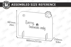 Pet Barrier Laser Cut | Pet Owner | Home Sign | Dog Stopper Product Image 2