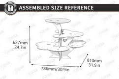 Party Tiered Trays Laser Cut Bundle | Cupcake Holders | CNC Product Image 13