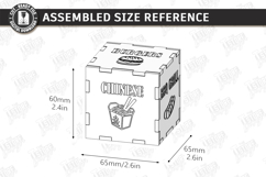 Decision Making Dice Laser Cut Files | Food and Activity SVG Product Image 2