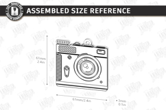 Retro Camera Photo Frame Laser Cut | Vintage Polaroid Style Product Image 2