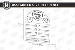 Baby Bow Holder Laser Cut | Hair Accessory Organizer SVG Product Image 3