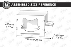 Cat House Laser Cut Bundle | Pets | Wooden Mini Houses | CNC Product Image 13