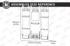 Home Organizer Key Holder Rack Laser Cut Bundle | Wall Decor Product Image 14
