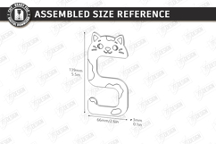 Animal Bag Hook Holder Laser Cut | Desk Purse Hanger SVG Product Image 2