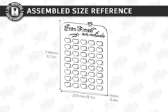 Pregnancy Countdown Milestone Board Laser Cut|Counting Weeks Product Image 2