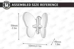 Cute 3D Fridge Magnets Laser Cut | Home Decor | Butterflies Product Image 2