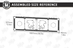 DM Screen Laser Cut | Game Master Screen | RPG Games | CNC Product Image 7
