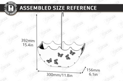 Umbrella Flower Box Laser Cut | Bridal Shower Gift Box Kit Product Image 5