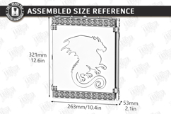 DM Screen Laser Cut | Game Master Screen | RPG Games | CNC Product Image 6