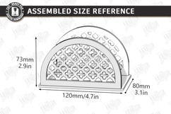 Kitchen Decor Laser Cut Mini Kit | 5 Ornate Wood Designs Product Image 6