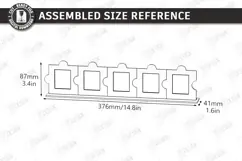 Family Puzzle Photo Frame Laser Cut | Modern Picture Frame Product Image 6