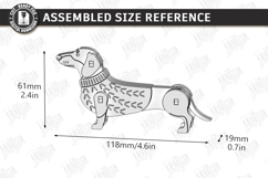 Wooden Dog Breed Card Puzzles Laser Cut Bundle | 3D Puzzle Product Image 2