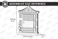 Switch Cover Door Laser Cut | 3D Door Light Switch Cover SVG Product Image 2