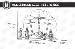Easter Resurrection Scene Laser Cut | Holy Week | Religious Product Image 2