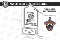 Beer Bottle Opener Laser Cut Bundle |Home Bar| Bar Tool SVG Product Image 14