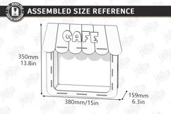Kids Room Wall Shelf Laser Cut | Nursery Bookshelf Laser Cut Product Image 2