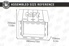Kids Room Wall Shelf Laser Cut | Nursery Bookshelf Laser Cut Product Image 2