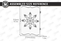 Backgammon Board Laser Cut Bundle | Board Game | Glowforge Product Image 5