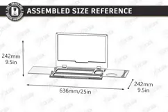 Easel for Drawing Laser Cut | 3D Tabletop Art Easel Box SVG Product Image 2