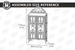 Miniature Cabinet Book Nook Laser Cut Bundle | Dollhouse SVG Product Image 14