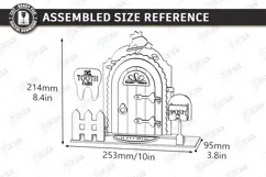 Tooth Fairy Door Laser Cut | Kids Bedroom Decor | Fantasy Product Image 2