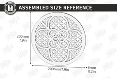 Kitchen Decor Laser Cut Mini Kit | 5 Ornate Wood Designs Product Image 7