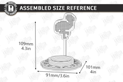 Needle Pincushion Sewing Stand Laser Cut | Cross Stitch Product Image 2