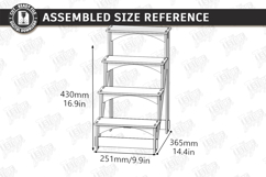 Modular Stand Retail Display Laser Cut Bundle | Market Shelf Product Image 19