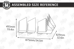 Modern Corner Shelf Laser Cut | Home Decor | Wall Decor SVG Product Image 2