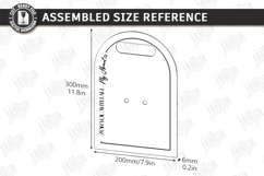 Valentine Flower Holder Card Laser Cut | Bouquet Holder SVG Product Image 2