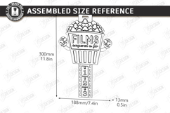 Movie Trackers Laser Cut Bundle | Movies Watched Counter SVG Product Image 13