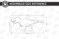 Dinosaur Desk Decor Laser Cut | Dinosaur Model Laser | CNC Product Image 2