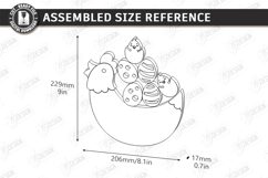 Balance Game Laser Cut|Balancing Stacking Toy|Board Game SVG Product Image 3