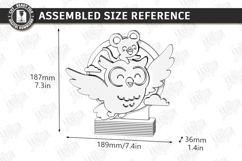 Cute Kids Night Light Stands Laser Cut Bundle | Table Lamps Product Image 22