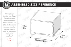 Valentine&#039;s Day Gift Box Laser Cut|Valentine&#039;s Candy Box SVG Product Image 3