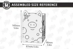 Safari Animals Pencil Holders Laser Cut Kit | Desk Organizer Product Image 3