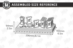 Embroidery Floss Organizer Laser Cut | Thread Holder Laser Product Image 2