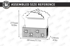 Self Watering Cloud Planter Laser Cut| Garden Decor | Cloud Product Image 2