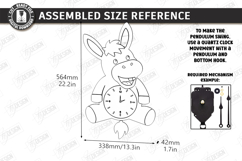 Pendulum Wall Clock Laser Cut Bundle | 3D Layered Clock SVG Product Image 15
