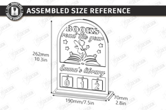 Kids Book Reading Tracker Laser Cut | Book Reading Progress Product Image 3