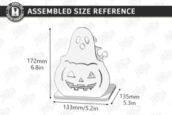 Halloween Candle Holder Laser Cut | Shadow Tealight Holder Product Image 2