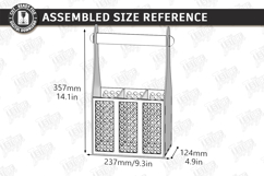 Kitchen Decor Laser Cut Mini Kit | 5 Ornate Wood Designs Product Image 3